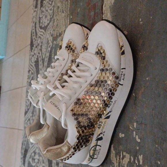 PREMIATA studded sneakers 37 7 2593 rare design - Picture 3 of 15